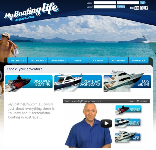 Boating lifestyle website launched